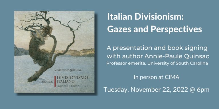 Italian Divisionism: Gazes and Perspectives. A presentation and book signing with author Annie-Paule Quinsac