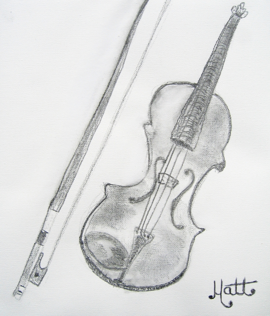 Violin Sketch, Photograph and Musical Works